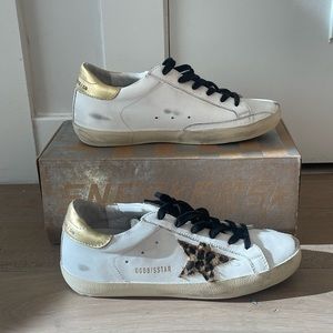 Golden Goose Superstar Genuine Calf Hair Sneaker